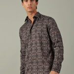 SHANCLO Men's Digital Printed Full Sleeves Regular Fit Premium Shirt | 100% Cotton Fabric