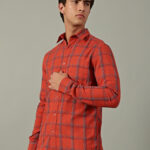 Shanclo Premium Men's Checkered Casual Shirt - Regular Fit | giza cotton | Full Sleeve | 100% Cotton